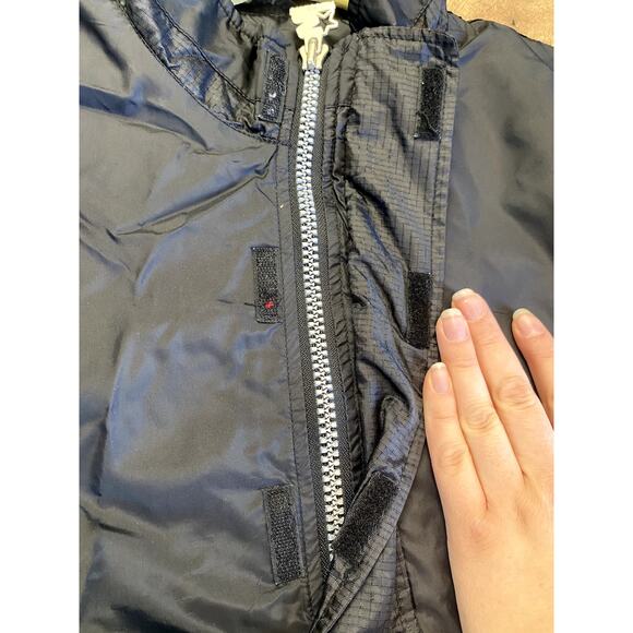 Vintage Starter NBA Authentics Chicago Bulls Highneck Nylon Windbreaker Men L - Picture 10 of 14